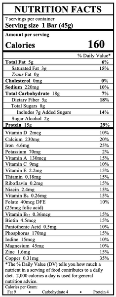 Cinnamon Protein Bar - 7/Box