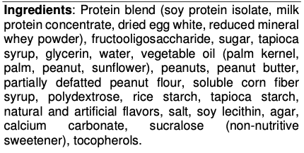 Fluffy Nutter Crisp Protein Bar - 7/Box
