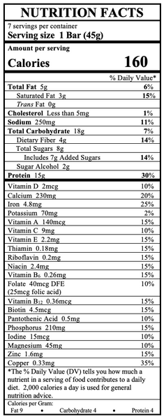 Fudge Graham Protein Bar - 7/Box