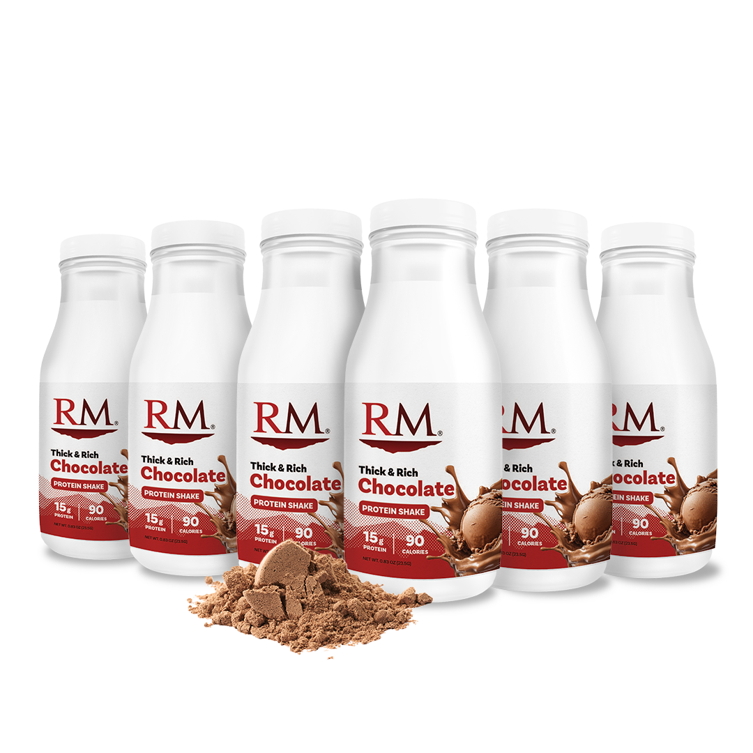 RM3® Approved Protein Shake, Thick & Rich Chocolate - 6 pack – Red