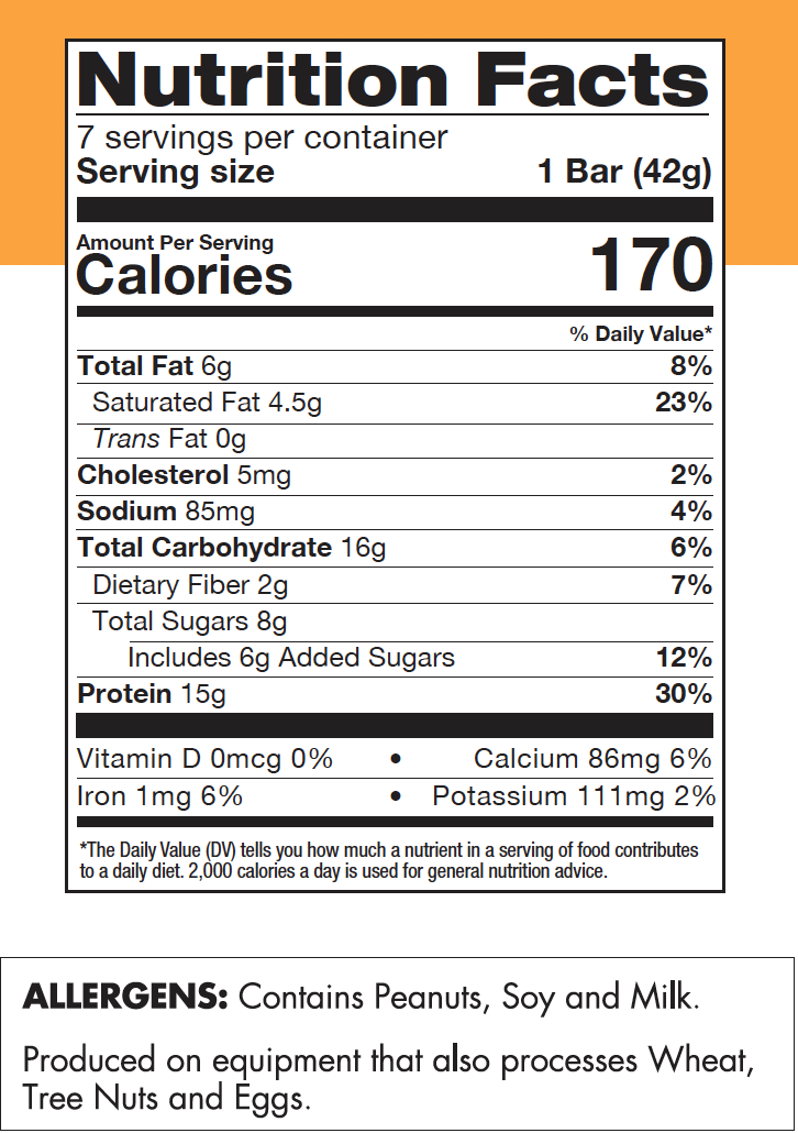 Protein Bar, Chewy Caramel Crunch 1 box (min. order of 3 boxes) Red