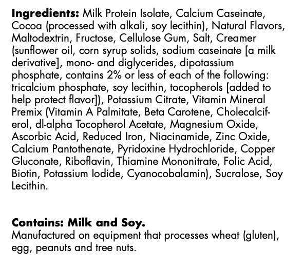 RM3® Approved Protein Shake, Thick & Rich Chocolate 28 servings Red