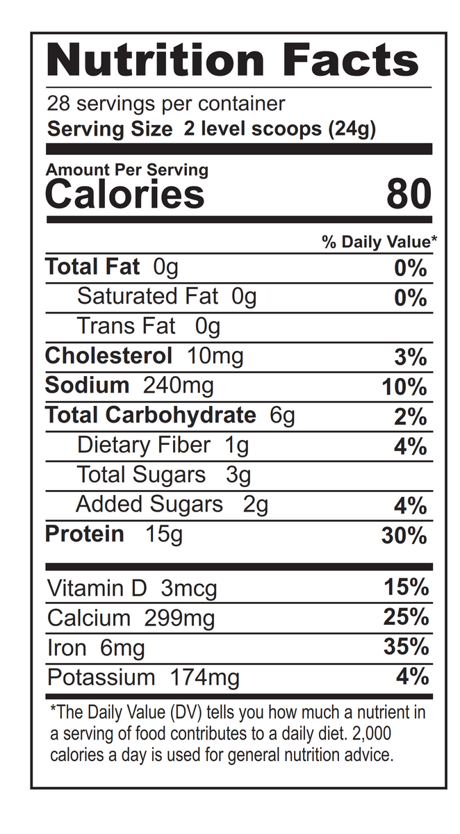 RM3® Approved Protein Shake, Thick & Creamy Vanilla 28 servings Red