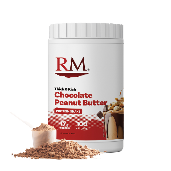 RM3® Approved Protein Shake, Thick & Rich Chocolate Peanut Butter - 28 servings
