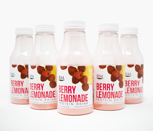 RM3® Approved Protein Drink, Berry Lemonade - 6 pack