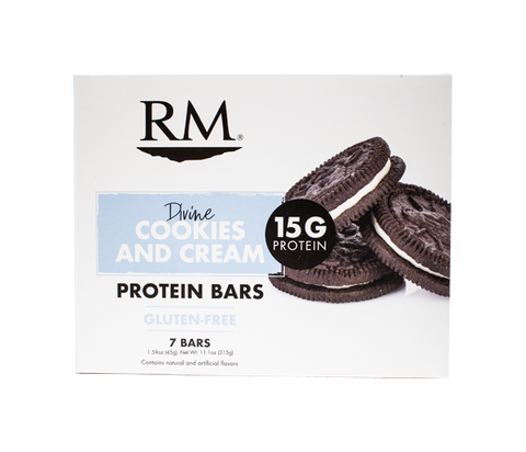 Protein Bar, Divine Cookies & Cream - 1 box (min. order of 3 boxes)