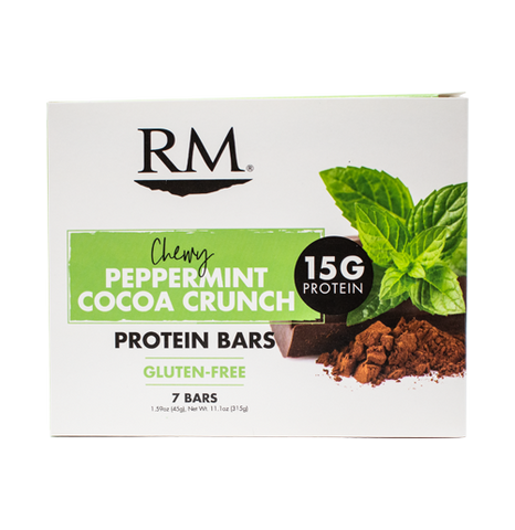 Protein Bar, Chewy Peppermint Cocoa Crunch - 1 box (min. order of 3 boxes)