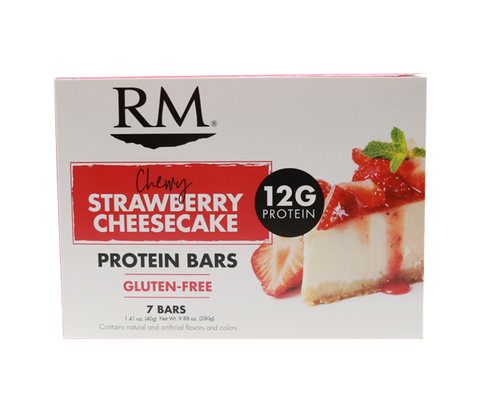 Protein Bar, Chewy Strawberry Cheesecake - 1 box (min. order of 3 boxes)