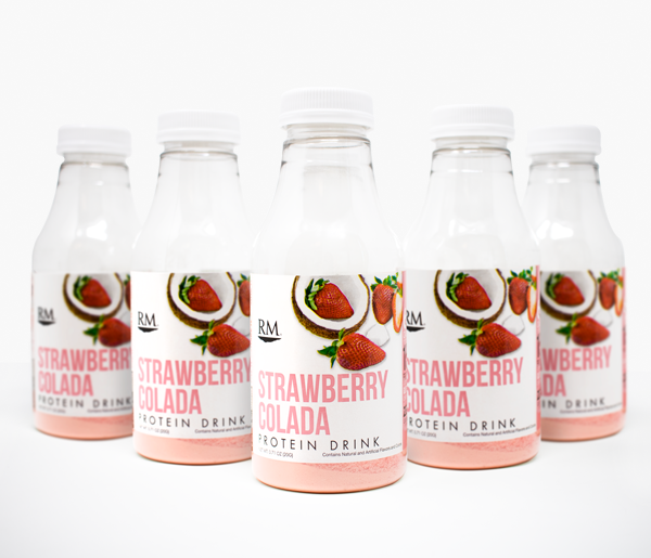 RM3® Approved Protein Drink, Strawberry Colada 6 pack Red Mountain